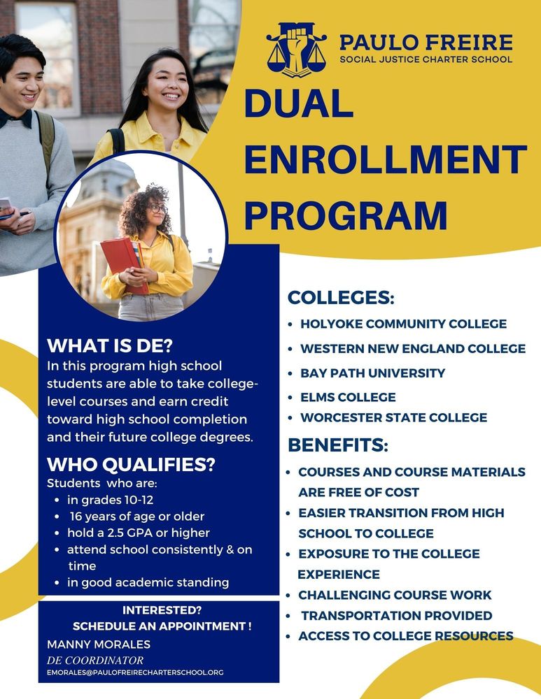 DUAL ENROLLMENT | Paulo Freire Social Justice Charter School