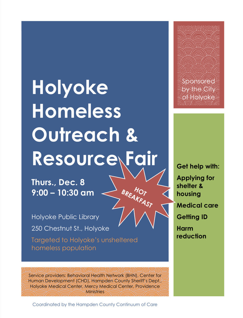 Holyoke Homeless Outreach & Resource Fair